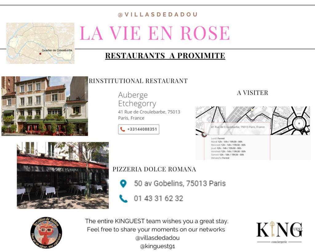 Apartament Luxury Paris La Vie En Rose Jacuzzi Terrasse Parking Zewnętrze zdjęcie